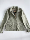 Superdry | M65 Field Utility Jacket With Hidden Collar Cap | Washed Olive Green (M)