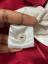 Kappa Italia Torino Piemonte Maroon/White Long Sleeve Polo (L)
