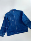 Vintage Adidas Reversible Indigo Denim & Navy Linen Coach Jacket (Xl)
