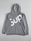 Supreme Grey Small Box Logo Hood Print Hoodie (XL)