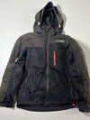 Vintage Komine Black Hooded Mesh Riding Jacket  Padded (M)