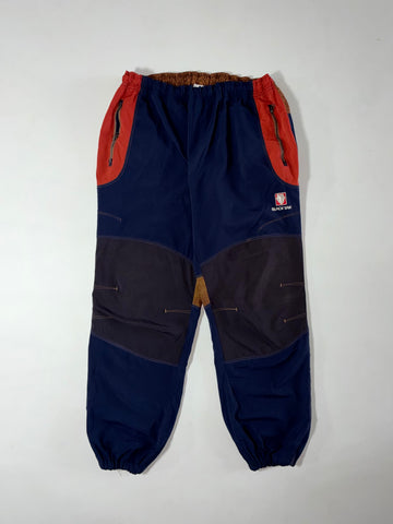 Vintage Black Yak Navy Red Colour Block Hiking Pants(W:26) (L:36)
