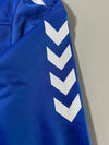 Hummel UC88 Vintage Football Track Jacket — Royal Blue | Full Zip | Chevron Stripe (M)
