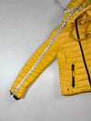 Vintage Navahoo Yellow Quilted Hooded Puffer Jacket Woman’s  (S)