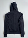 Adidas | Black Zip Hoodie White Trim (S)