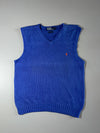 Polo Ralph Lauren | Royal Blue Knit Sweater Vest (M)