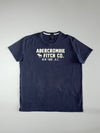 Abercrombie & Fitch Embroidered Logo Tee – Navy, Men’s (2XL)