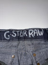 G-Star Raw Dark Wash Distressed Straight Jeans (W:29) (L:38)
