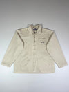 Vintage Tommy Hilfiger Beige Cotton Zip-Up Harrington Jacket (XL/2XL)