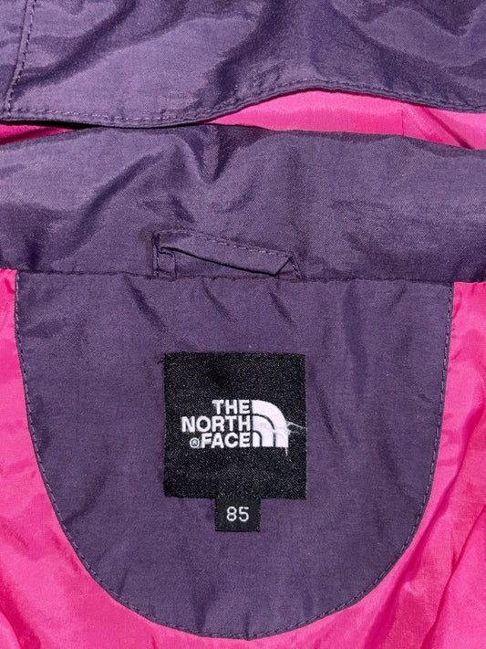 The North Face Purple & Pink Colorblock Hooded Windbreaker – Women's (S)