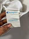 Vintage Champion White Brown Collar Zip-Up (2XL/3XL)
