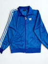 Vintage Adidas Royal Blue Three Stripe Track Jacket (M)