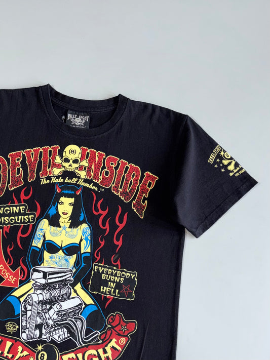 Vintage Billy Eight “Devil Inside” Las Vegas Records Graphic Tee (M)