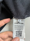 Stone Island Black Ribbed Quarter-Zip Knit Sweater (XL)