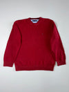 Tommy Hilfiger | Red Classic Crew Neck Knit | (XL)