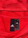 Adidas Linear Logo Pullover Hoodie – Red (S/M)
