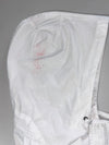 Diesel White Cargo Hooded Jacket – White, multi-pocket utility style, (M)