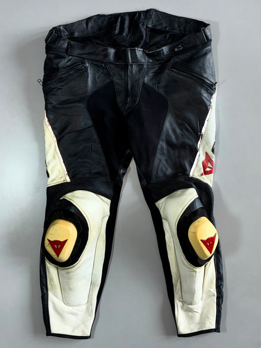 Dainese Leather Motorcycle Race Pants W/ Sliders  (W:40 |L:37)