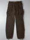 Y2K Brown Utility Cargo Pants (W:34) (L:46)