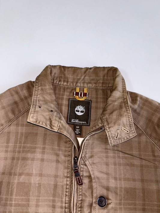 Timberland Earthkeepers Plaid Cotton Bomber Jacket (M)