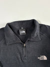 The North Face Black Textured Quarter-Zip Performance Fleece Pullover – (S)