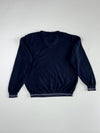 BOSS Hugo Boss Navy V-Neck Sweater(L)