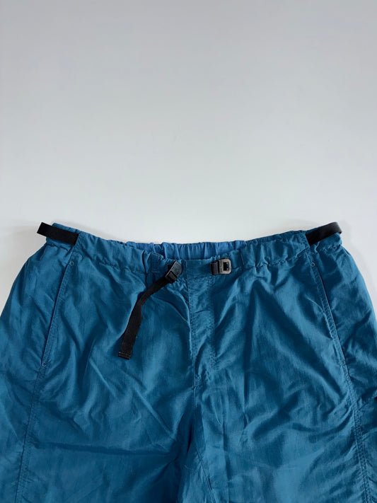 Patagonia Steel Blue Belted Shorts Elastic (W:36|L:14)