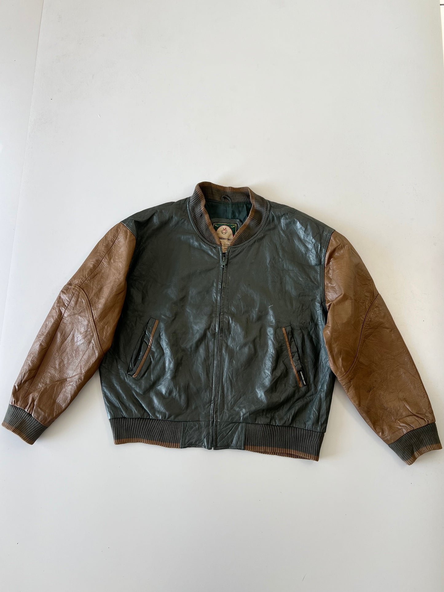 ZSuper Premium Members only Original Leather Jacket (XL)