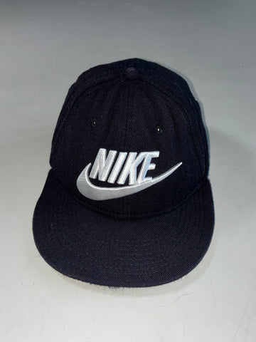 Nike True Black Snapback – Big White Futura Logo (Adjustable)