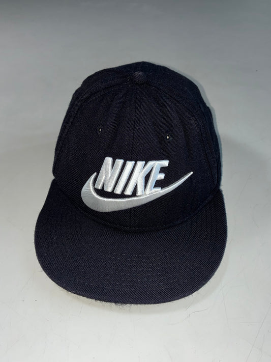 Nike True Black Snapback – Big White Futura Logo (Adjustable)