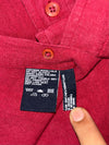 Tommy Hilfiger Maroon Linen Shirt Deep red linen (S)