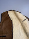 ZSuper Premium Original Sued Leather Vest Fur Inside (M)