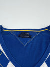 Tommy Hilfiger Navy Argyle V-Neck Sweater (S)