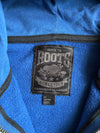 Roots Athletics Royal Blue & Black Varsity Zip Hoodie – Size (L)