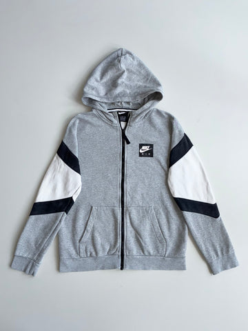 Nike Air Grey Colorblock Zip-Up Hoodie – (S)