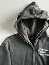 Nippon Blue Fighter Luchador Graphic Zip Hoodie (S/M)