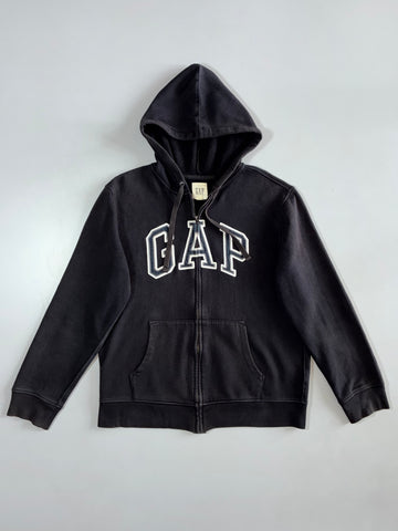 Gap Black Arch Logo Zip Hoodie (M)