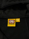 Ecko Unltd. Vintage Black Technical Half-Zip Hooded Pullover Jacket (XL/2XL)