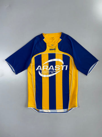 JAKO | ARASTI Football Jersey | Blue/Yellow Stripe (S)