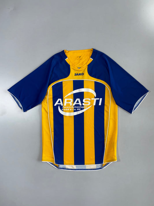 JAKO | ARASTI Football Jersey | Blue/Yellow Stripe (S)
