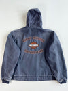 Vintage 2009 Harley-Davidson MotorClothes Faded Canvas Hooded Work Jacket(2Xl/3Xl)