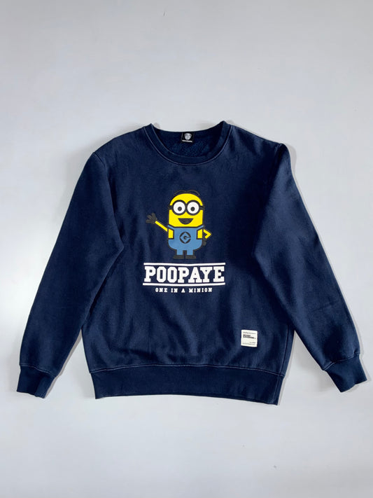 Despicable Me Minions Navy Graphic Sweatshirt (M)