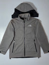 The North Face Apex Bionic Softshell Hooded Jacket – Grey/Black (L/XL)