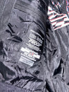 Cafe Racer “Tribute Edition Live Fast” Genuine Cowhide Leather Moto Jacket with Union Jack Inner Lining (Paded)(M)