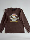 Harley-Davidson Museum Milwaukee Globe Graphic Long Sleeve T-Shirt – Brown (M/L)