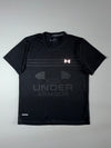 Under Armour HeatGear Threadborne Black Performance Training T-Shirt (XL)