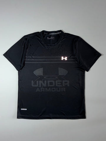 Under Armour HeatGear Threadborne Black Performance Training T-Shirt (XL)