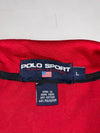 Polo Sport Ralph Lauren | Vintage RL-67 Red Black Track Jacket (XL)