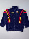 Vintage Adidas Spain National Football Team Velour Track Jacket (M)