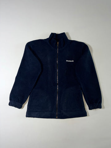 Reebok Essentials Navy Fleece Full Zip Jacket Women’s (S)